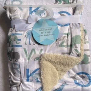 Baby Blanket - 30x40 -Soft Flannel-Poly